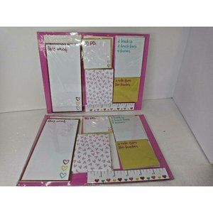 Desk Planner  60 Sheets Each Pad 2 Packages NEW